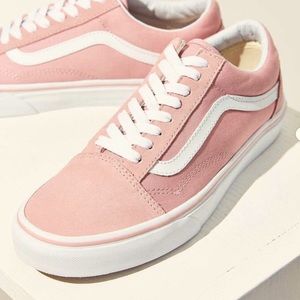 Vans- Classic low top Soft Pink sneakers. Size 6.5